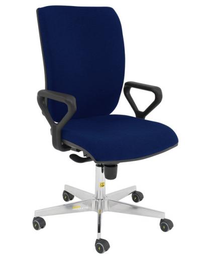 ESD Chair Superior 1 Chairs Blue fabric seat height adjustment range 470 510 mm 540 RS K10ESD BLU